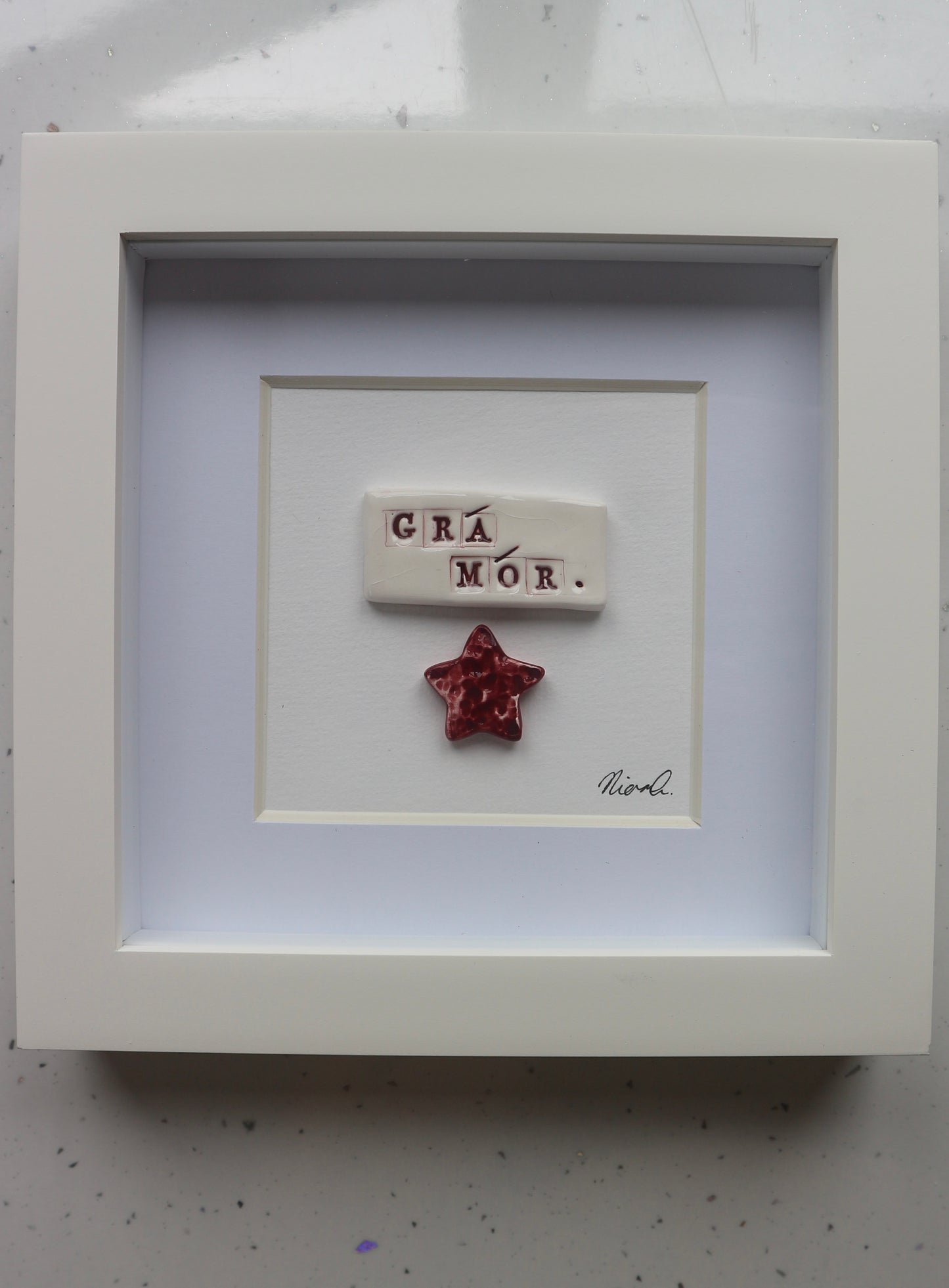 Framed Porcelain - 'Grá Mór'
