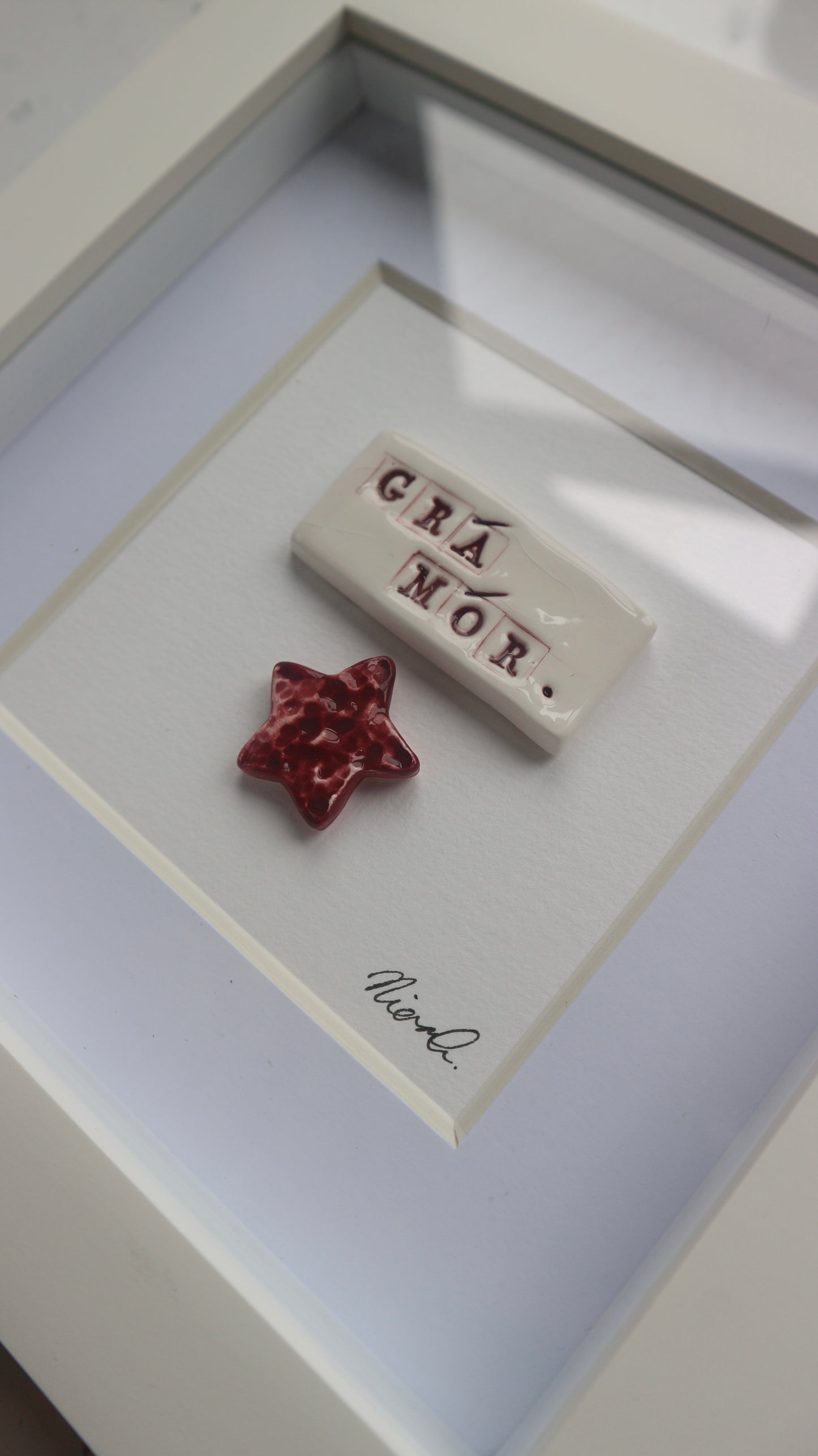 Framed Porcelain - 'Grá Mór'