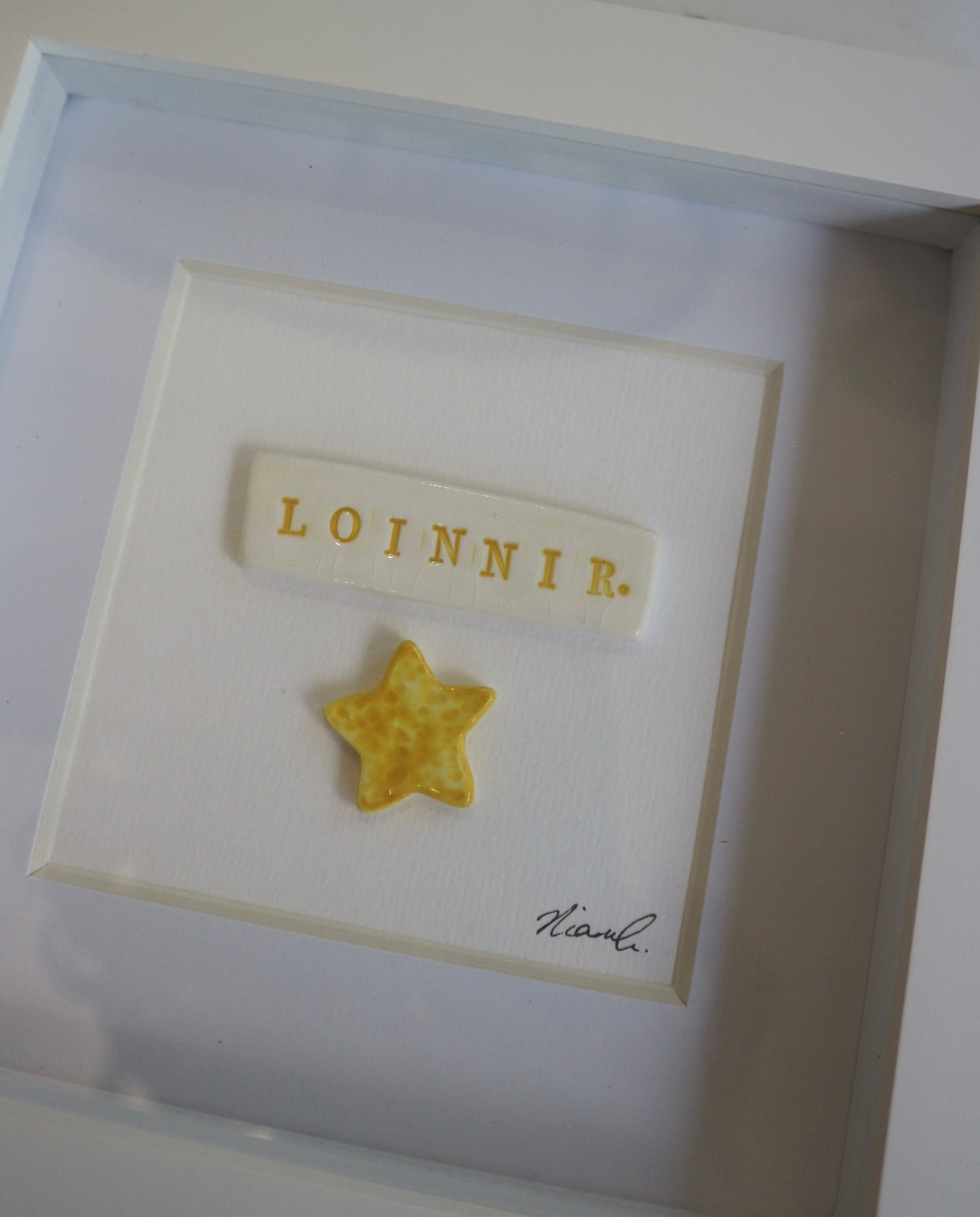 Framed Porcelain - 'Loinnir'