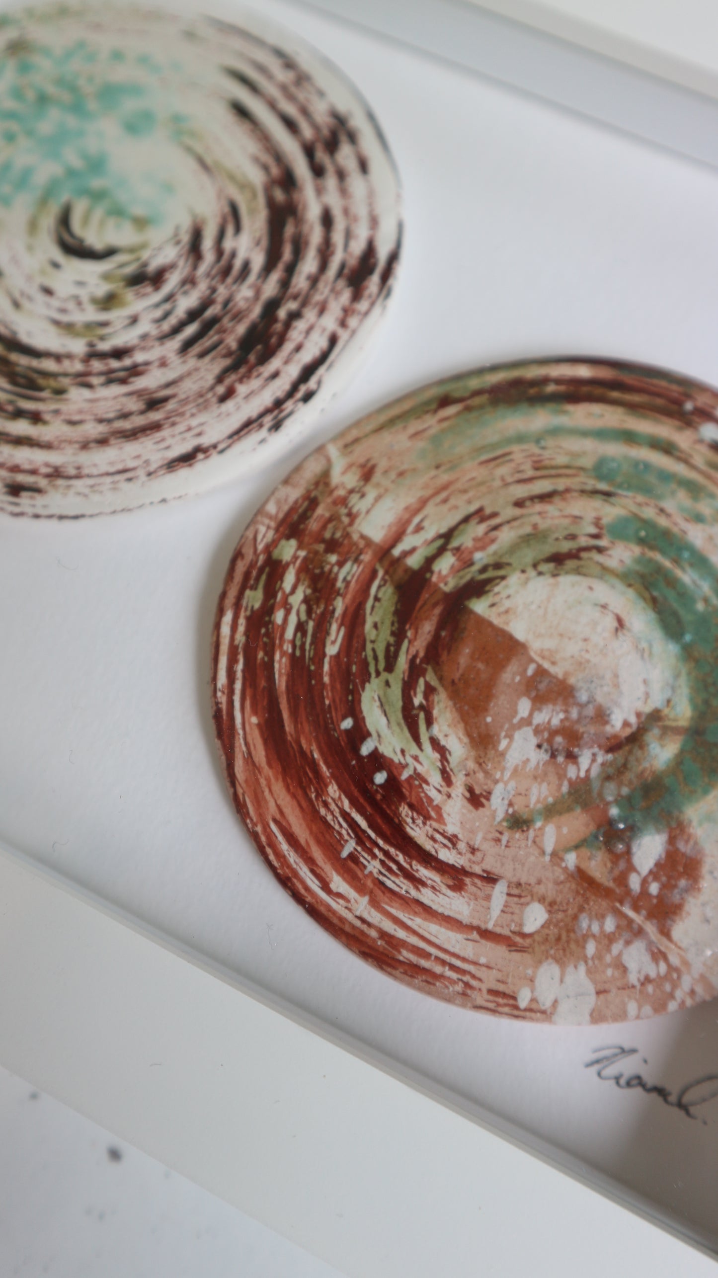 Ebb and Flow - Framed Ceramic
