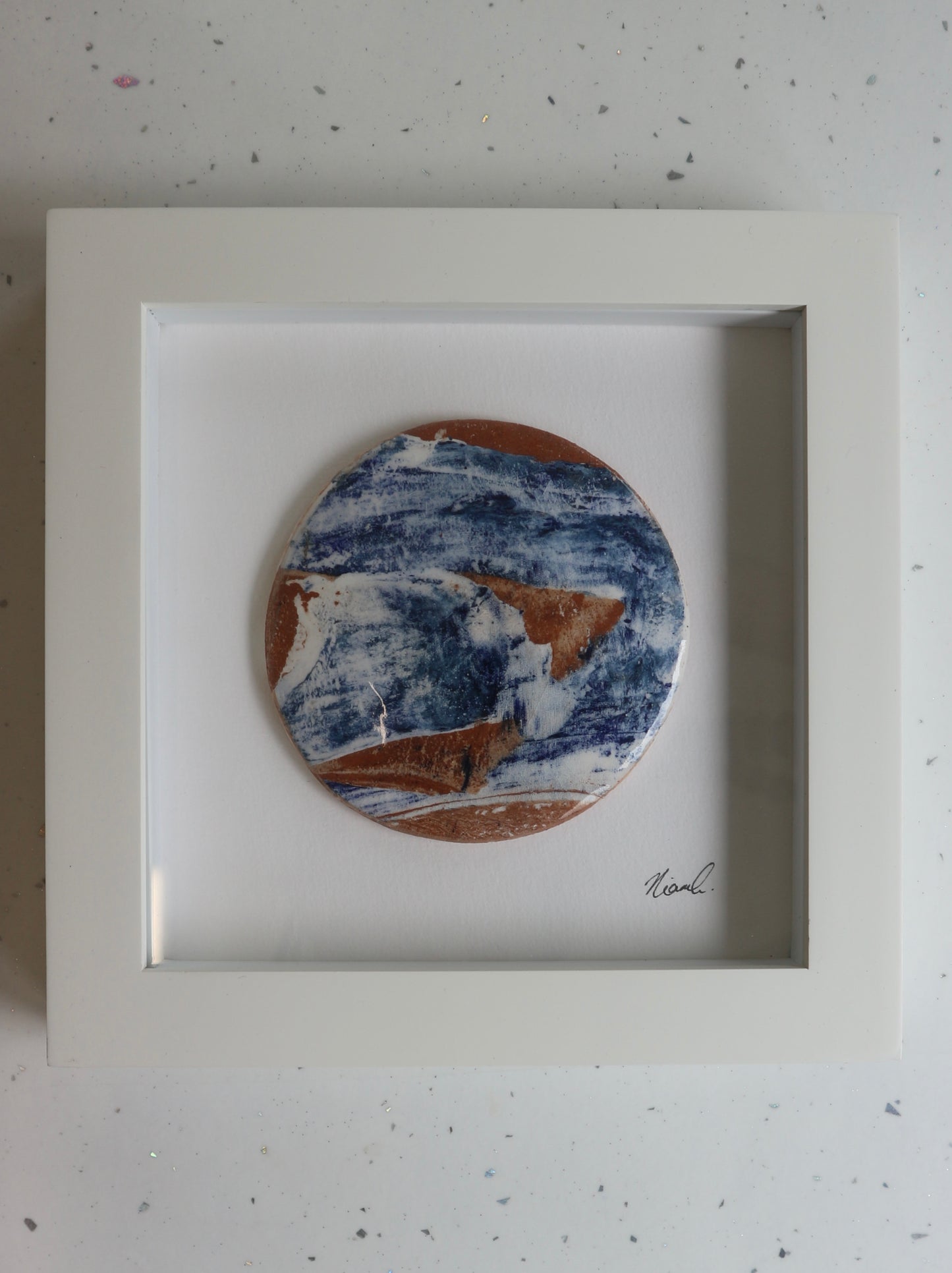 Tidal Change - Framed Ceramic