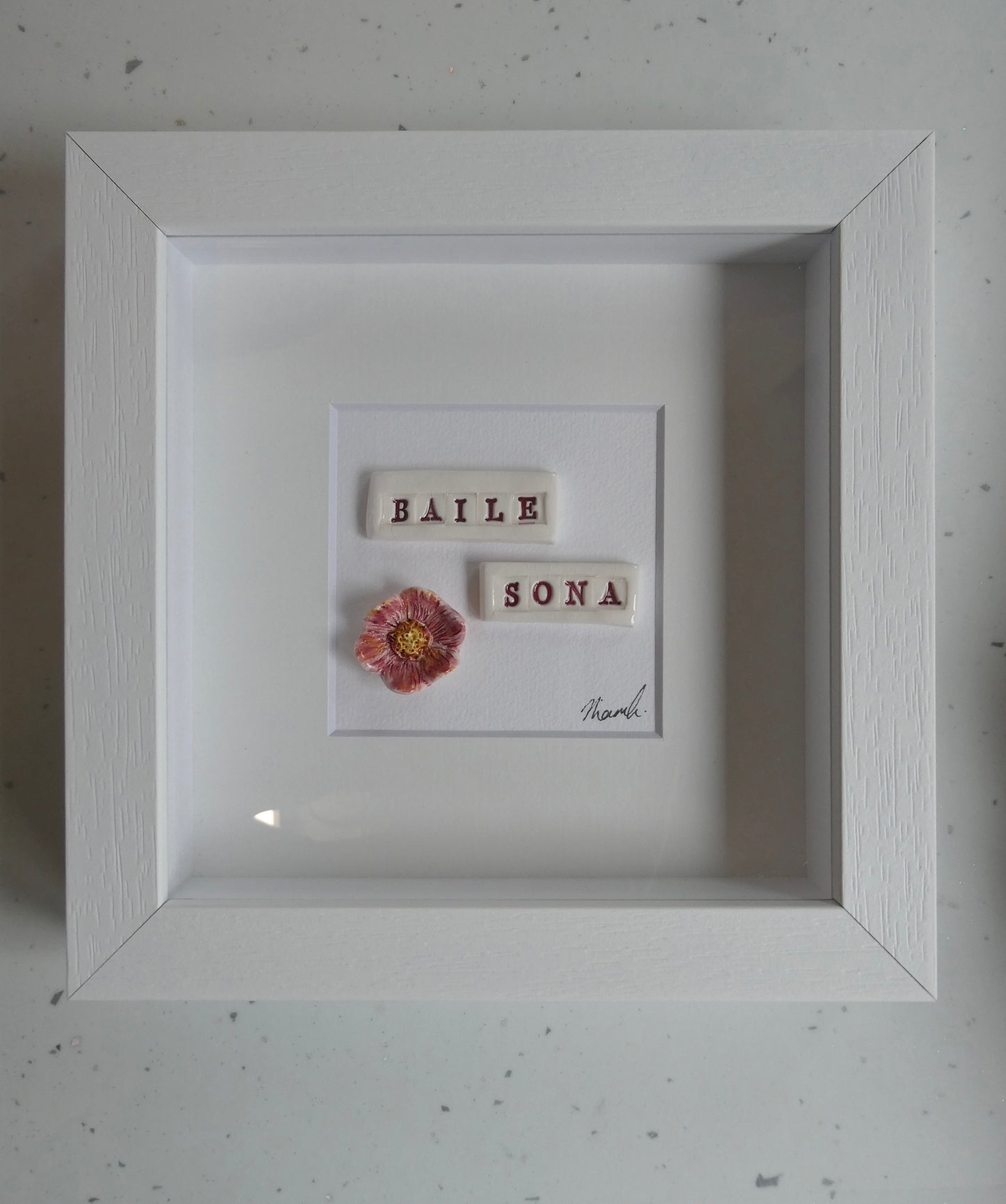 Framed Porcelain- Baile Sona