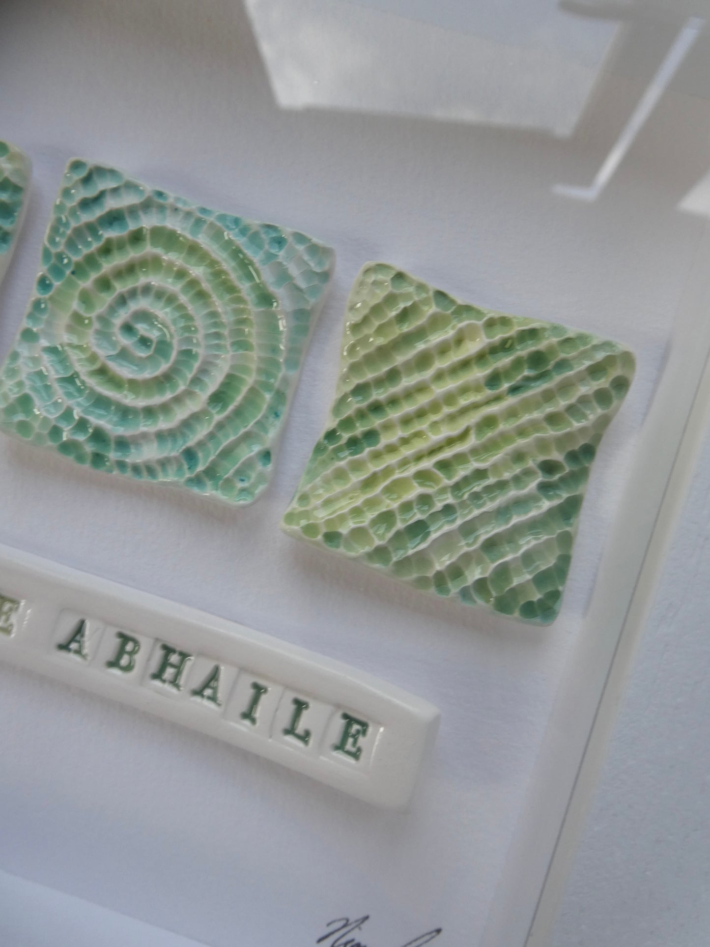 Framed porcelain- Fáilte Abhaile
