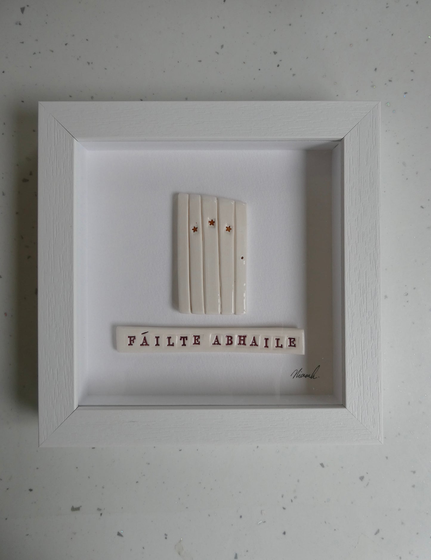 Framed Porcelain - Fáilte Abhaile