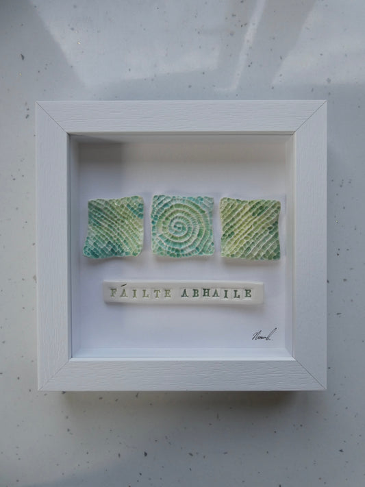 Framed porcelain- Fáilte Abhaile