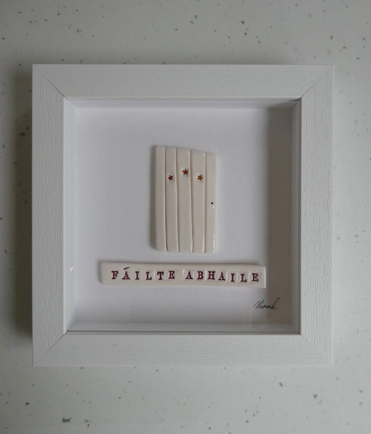 Framed Porcelain - Fáilte Abhaile