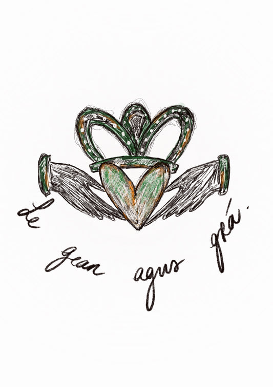 Greetings cards - Le Gean agus Grá