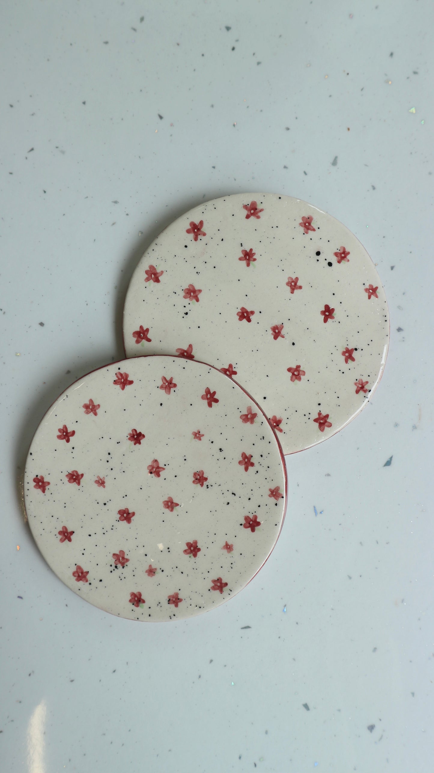 Hand Painted Ceramic Coasters