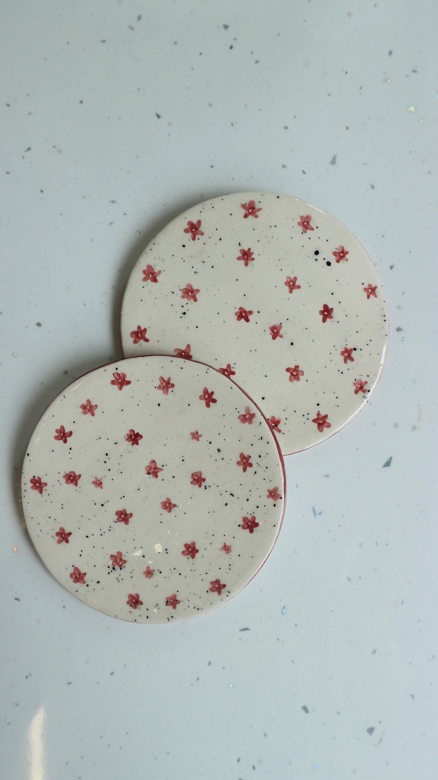 Hand Painted Ceramic Coasters