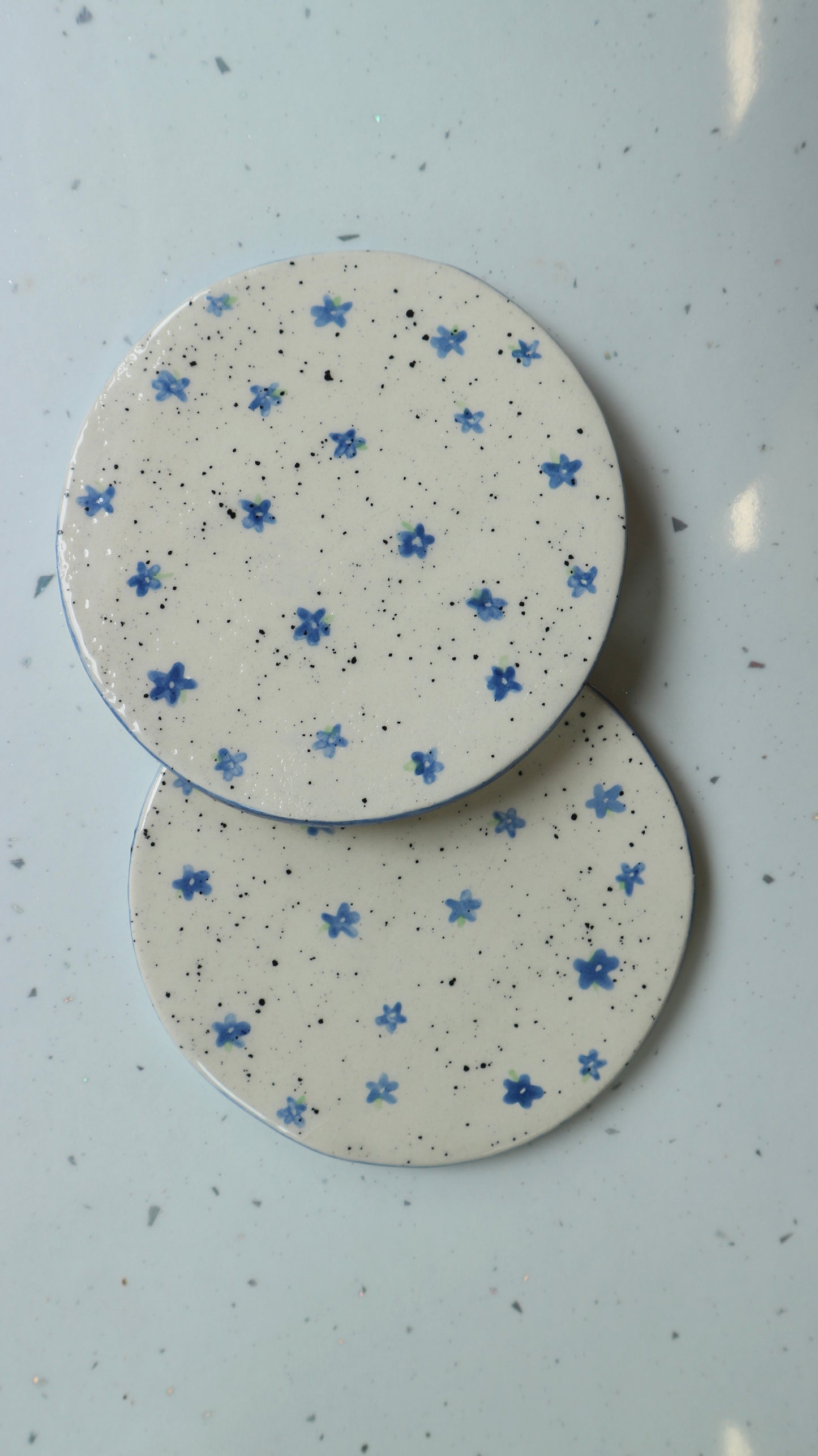 Hand Painted Ceramic Coasters