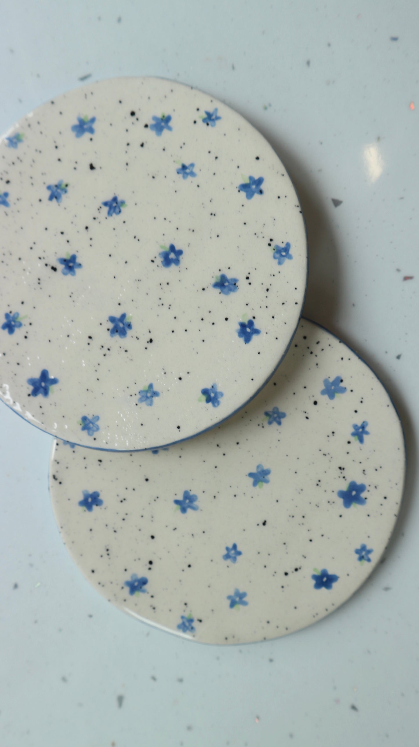 Hand Painted Ceramic Coasters