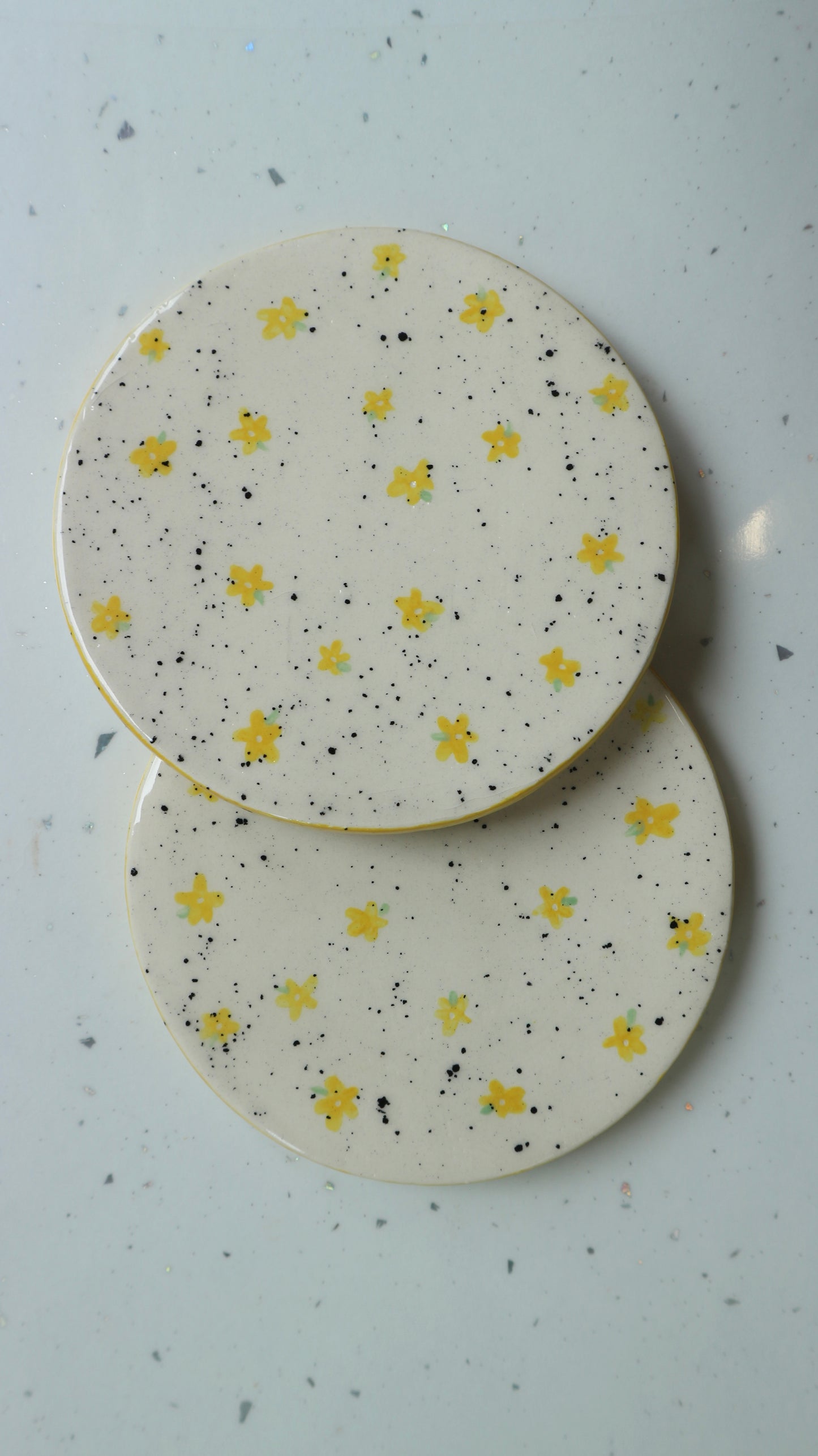 Hand Painted Ceramic Coasters