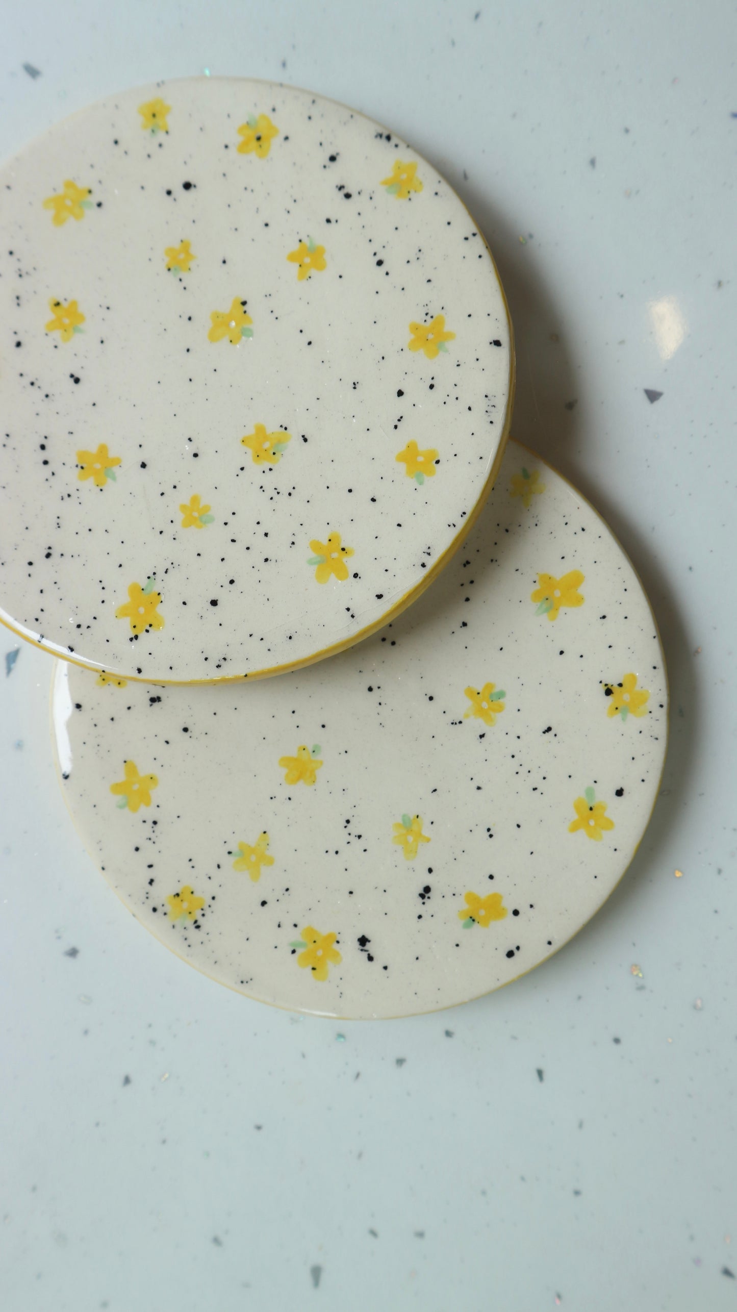 Hand Painted Ceramic Coasters