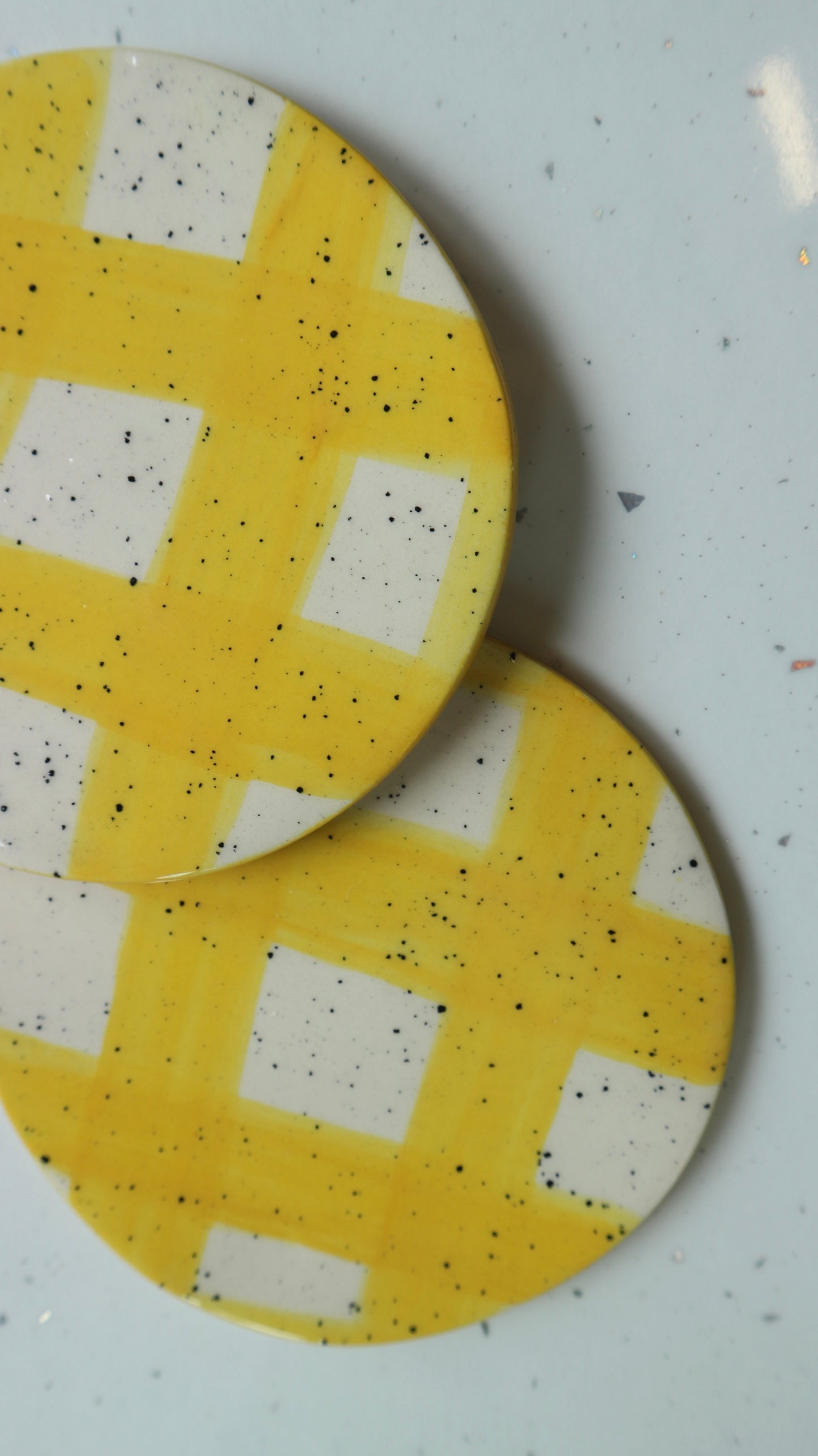 Hand Painted Ceramic Coasters