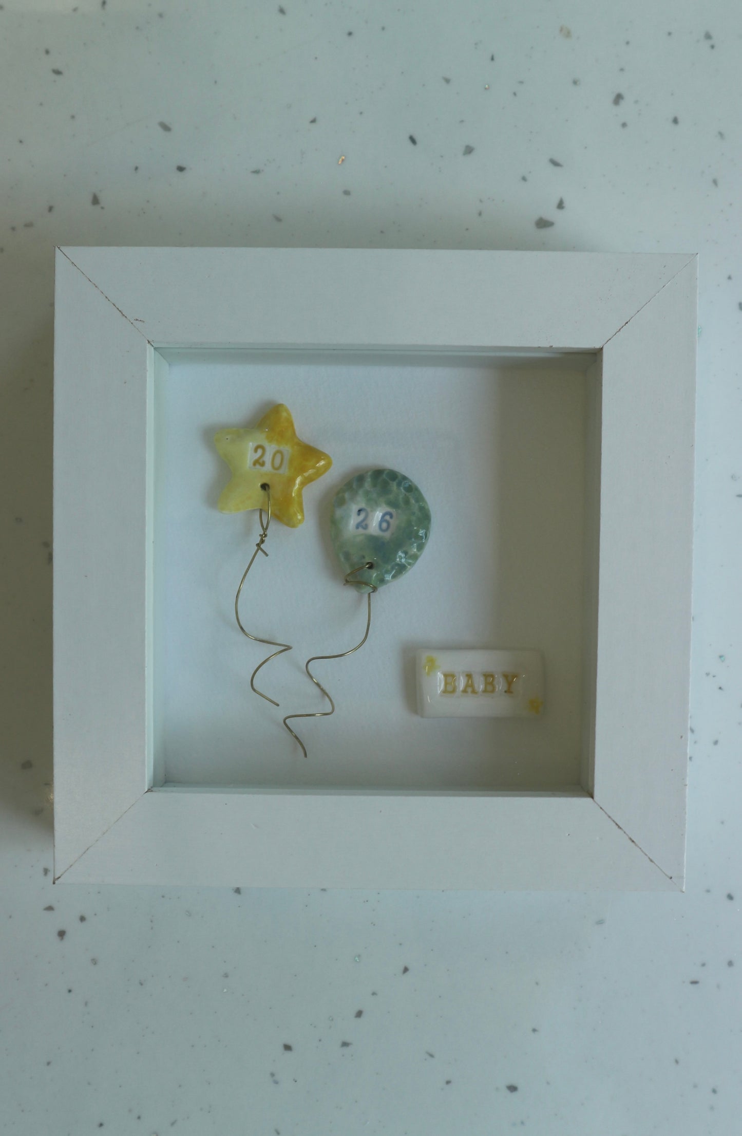 Mini Framed Ceramic- 2026 Baby
