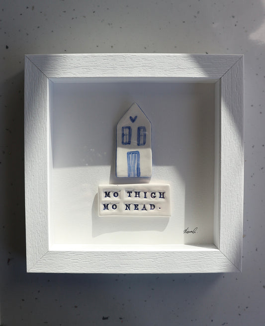 Framed Porcelain - Mo Thigh, Mo Nead