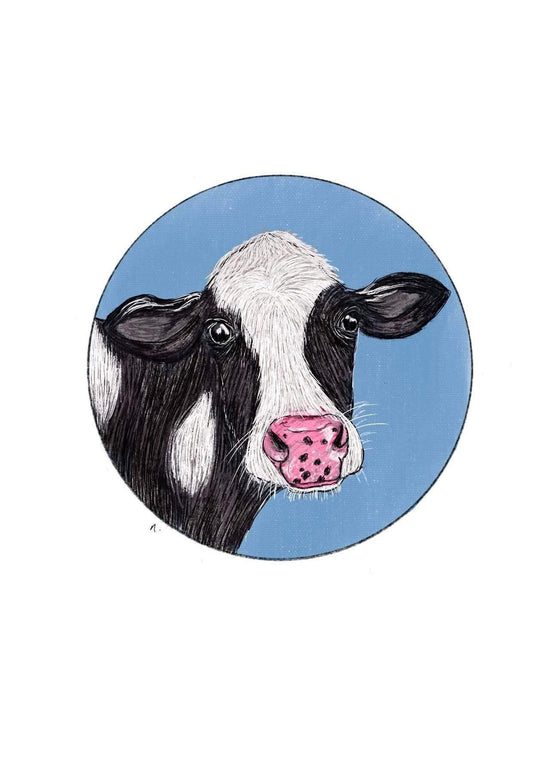 Greetings Cards - Cow